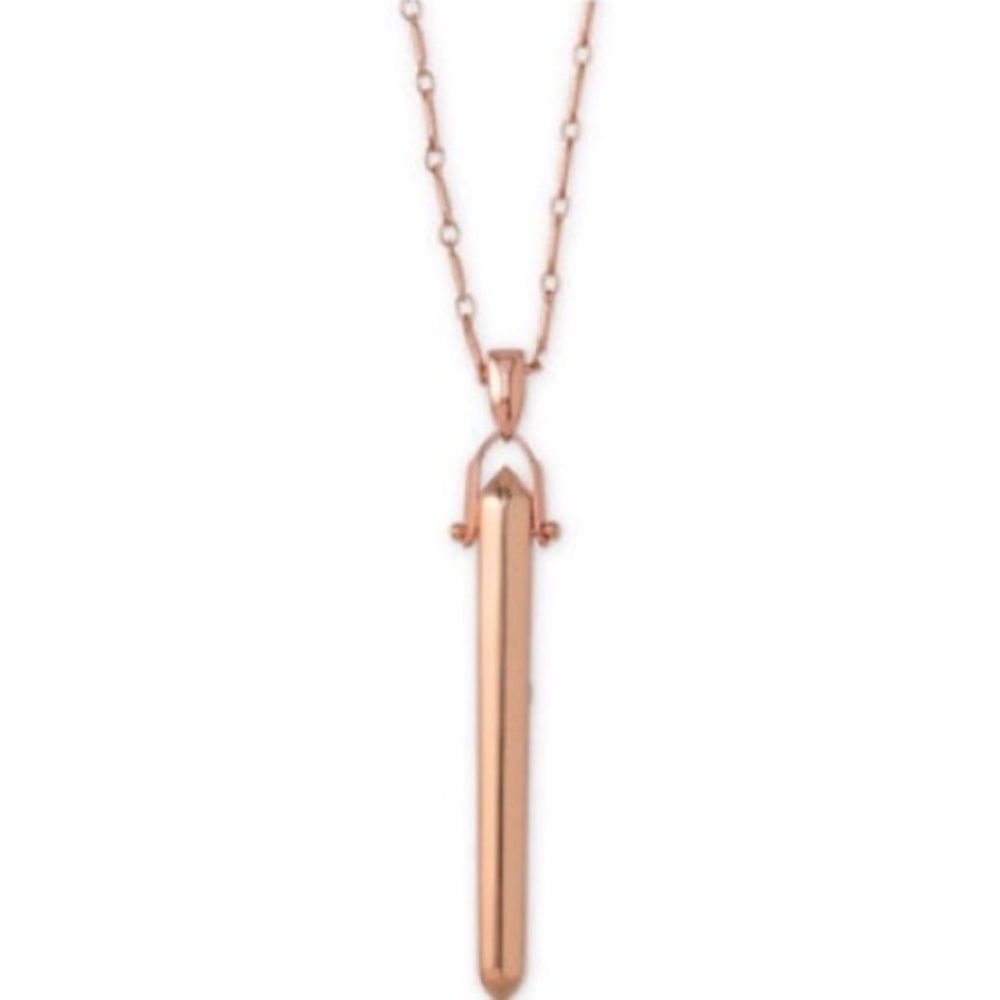 :: S&D 🌸⚡️ROSEGOLD Rebel Pendant Necklace - Picture 3 of 8